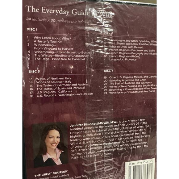 The Great Courses Everyday Guide to Wine DVD and Guidebook - Picture 5 of 5